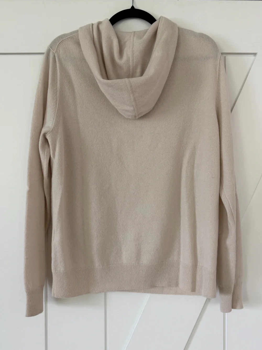 Banana Republic Ivory Cashmere Sweater Hoodie